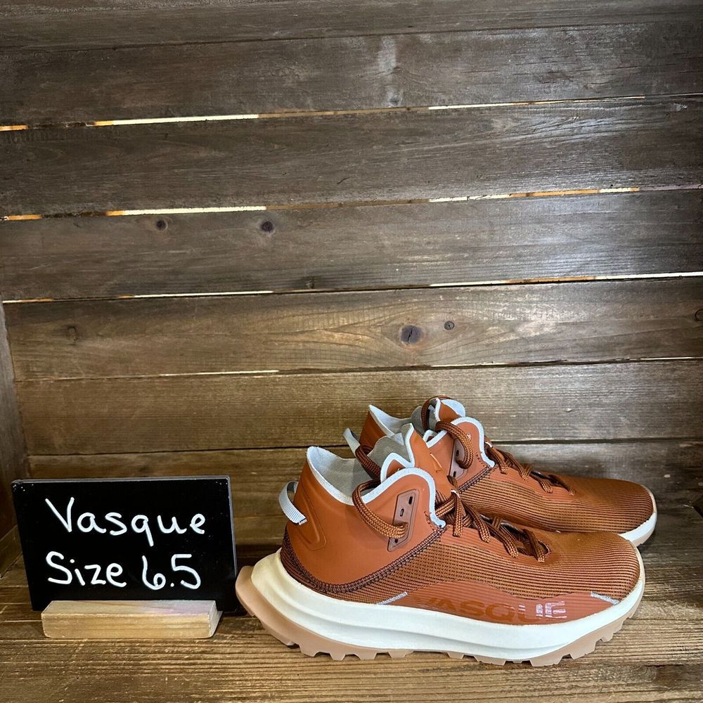 New NWOB Womens Vasque Here Mid Burnt‎ Orange Ankle Hiking Boots Size 6.5 M